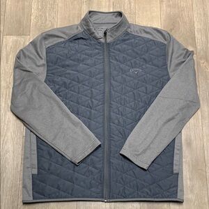 Mens Callaway‎ Golf Hybrid Full Zip Quilted Lightweight Active Jacket